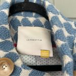 Anthropologie Leifsdottir Double Breasted Peacoat Houndstooth 100% Wool Jacket Photo 3