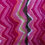 Sundance  Pink, Green, Orange Zig Zag Chevron Print Flowy‎ Maxi Skirt Size 10 Photo 8