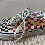 Vans  Old Skool Glitter Check 'Mardi Gras' Edition Women’s Size 7 Skate Shoes Photo 4