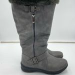 Dream Paris Women's Grey Faux Fur Lined Rabbit Boots Size 7 Photo 4
