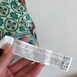 ZARA Green Multi Color Pattern Patchwork Floral Mini Dress Photo 8