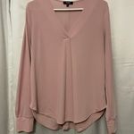 Premise Light Pink Long Sleeve Blouse Photo 0