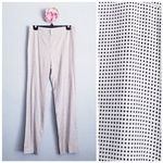 Armani Collezioni  Off White Black Diamond Wool Blend Slacks Photo 1