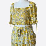 Mimi Chica NWT Floral Smocked Blouse Ruffles Skirt 2 Pcs Set Photo 4