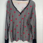 Victoria's Secret Victoria’s Secret gingham heart thermal pajama long sleeve top size xxl Photo 2