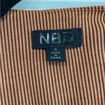 NBD Bonney Mini Dress in Two Toned Brown size Small Photo 5