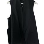 Universal Standard Jenny Black Wool Sleeveless Jacket Vest Tie Belt XS NEW Photo 8