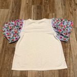 THML  Embroidered Puffy Sleeve Fiesta Top Photo 3