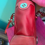 Coach  Gallery East/West Red Leather Tote Photo 8