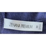 Zenana Premium  Tunic Dress 3XL Navy Blue V Neck Pull On Pockets Flowy Comfort Photo 9