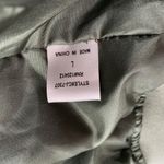 Cotton Candy LA Olive Green Satin Bomber Jacket Size L Photo 6