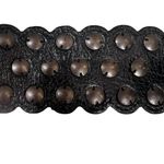 Balenciaga NEW Authentic Black Agneau Triple
Stud Leather Bracelet Photo 5