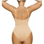 SHAPERX Bodysuit Beige Seamless Snatched Waist Control L/XL NWT nude viral Size L Photo 4