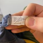 Club Monaco Top Womens X Small Blue Black Blouse Silk Hem Blouse Photo 3