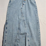 Levi's jean skirt slide slit waist 28'' button-fly Photo 0