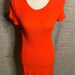 Elodie  Ribbed Short‎ Sleeve Bodycon TShirt Dress Size Small Photo 0