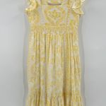 Monsoon  and Beyond Sofia Dress Yellow Floral Sleeveless Midi Dress Women’s Large Photo 4