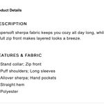 EXPRESS NWT $78 • • Teddy Jacket Sweater • Fleece • Pockets • Medium • Gray Photo 7