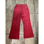 Juicy Couture  Velour Track Pants Pink Rhinestone Logo Flared Women's Size M Photo 1