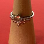 Bomb Party RBP7444 “Classically Yours” Smokey Topaz CZ on Rhodium Sz 9 Ring NWT Photo 1