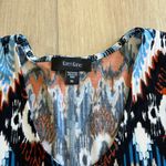 Karen Kane   Mazatlan Ikat Print A-Line Trapeze Stretch Dress Size XL Photo 2