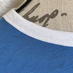 J.Crew  Womens Blouse Sz XXS Randy Raglan Tee Shirt Baseball Short Sleeve Striped Photo 5