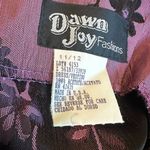 Dawn Joy Retro Y2K 2000s Sheath Mini Dress Floral Print Party Size Medium NWT Purple Photo 8