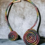 Amrita Singh Austrian Crystal Swirl Collar Necklace Photo 0