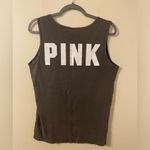 PINK - Victoria's Secret VS PINK Victoria’s Secret Black White Logo Crew Neck Tank Top Size‎ Medium Photo 1