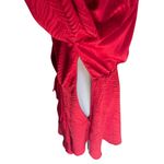 Tularosa  x Revolve - Caleb Red Long Sleeve Mini Dress Sz M Photo 4