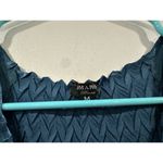 Komarov Ruffle Front Short Jacket Dress Mediterranea Set Medium M NWOT Blue Photo 6