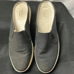 SOUL NATURALIZER SIZE 10 SLIP ON LOAFER CHUNKY HEEL BLACK TEXTURED ELASTIC INSET Photo 2