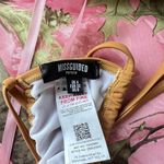 Missguided bralette tie bikini set tan color high rise cheeky Photo 4