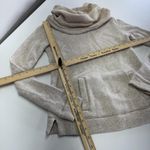 J.Crew Sweater Womens XS Petite Beige Cowl Funnel Neck Kangaroo Pocket E0856 Photo 5