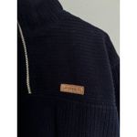 Lauren by Ralph Lauren Navy Ribbed Quarter Photo 4