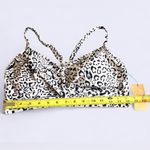 Kona Sol NWT Size L Womens Multicolor Lined Wireless Surplice Pull On Bikini Top Photo 6