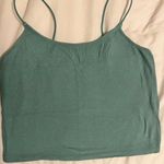 PacSun Basics Green Ribbed Tank Photo 0
