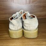 Mudd Vintage Y2k  Sara chunky Suede Platform Lug Shoes grunge beige leather Photo 4