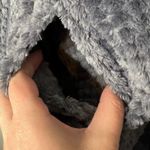 Cuddl Duds  gray pullover sherpa faux fur zip up front pockets soft size small Photo 5