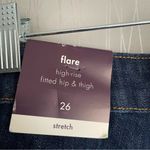 Ava & Viv High Rise Flare Jeans Plus Size 26 Dark Wash  Photo 4