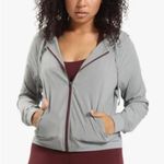 Story by Katy Hearn Heathered Gray Full Zip Jacket Small Photo 6