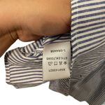 Listicle Blue and White Stripped Blouse, Size Large Photo 2