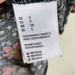 American Eagle  Black Floral Flared Bell Sleeve Mini Dress Photo 5