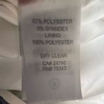 Saint Tropez West Mini Skirt White Blue Elastic Waist Pockets Lined Medium Photo 4