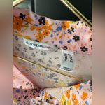 Isaac Mizrahi  Floral Button Down Shirt - Pink and Yellow Photo 2