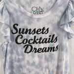 Chaser  Tie Dye Sunset Cocktails Dreams Tee Medium New Photo 1