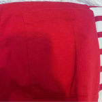 Blair  Cardigan Top Set‎ Knit Open Front Casual Red White Striped 2XL Photo 4