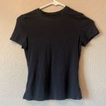 UGG  black cropped short sleeve Miriam Lounge Baby Tee Photo 6