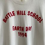 Fruit of the Loom Vintage 90’s School “Earth Day 1994” Best Black Tag Sz XL Photo 4