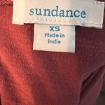 Sundance  Long Sleeve Shirt Asymmetrical Raw Hem Rust Orange Size XS Cotton Photo 9